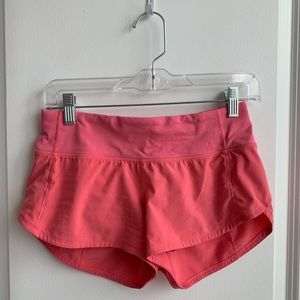 Lululemon speed shorts